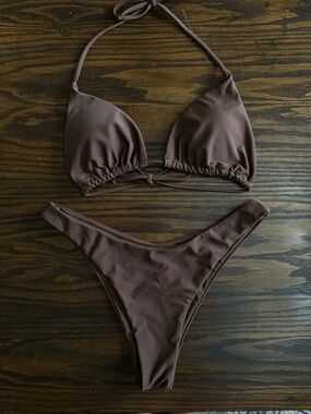 Brown Bikini Set